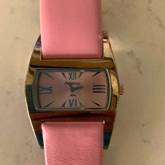 Pink Leather Band Watch - Picture 2 of 7